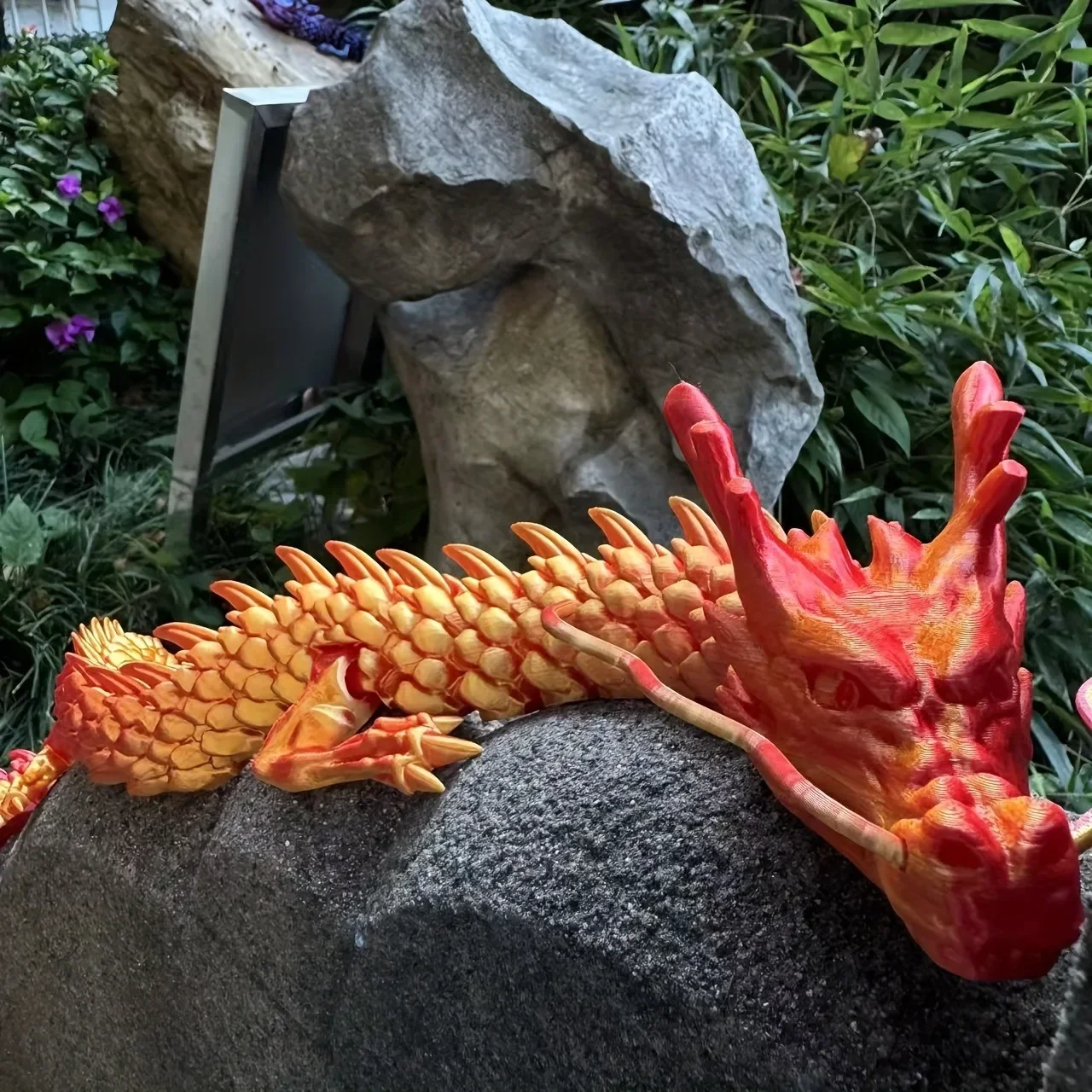 Planted Tank - 90cm 3D Printed Chinese Loong Figurine