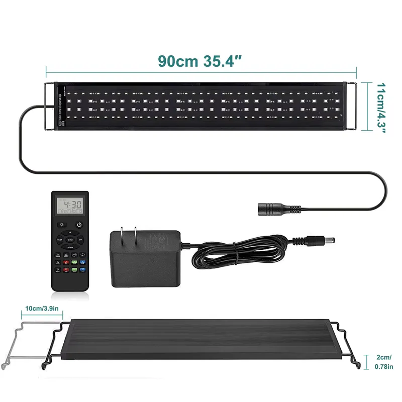 Live Plant Aquarium - SIROKA 90cm Remote Control Smart LED