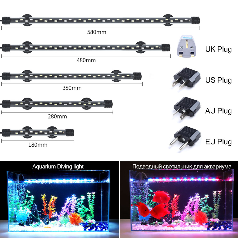 Aquarium Plant Substrate - 90-260V Bể Cá Đèn LED Chống