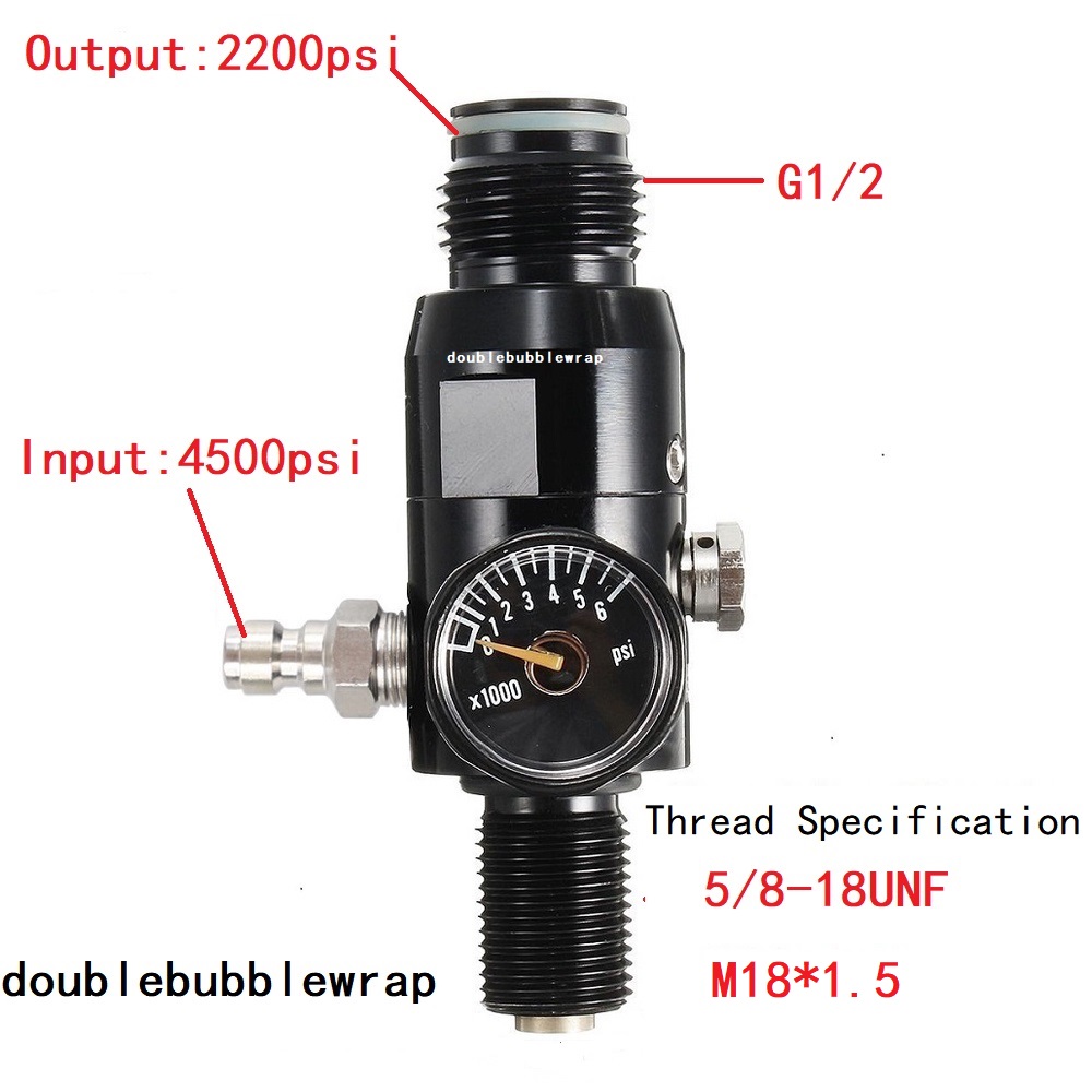 Aquarium Liquid Carbon - Regulator Valve 5/8-18UNF or M18*1.5 Regulator