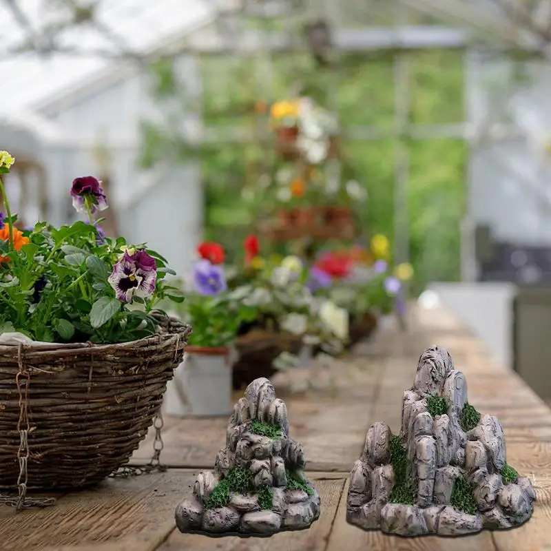 Mini Mountain Miniature Fake S - đánh giá và giá Aquarium Moss