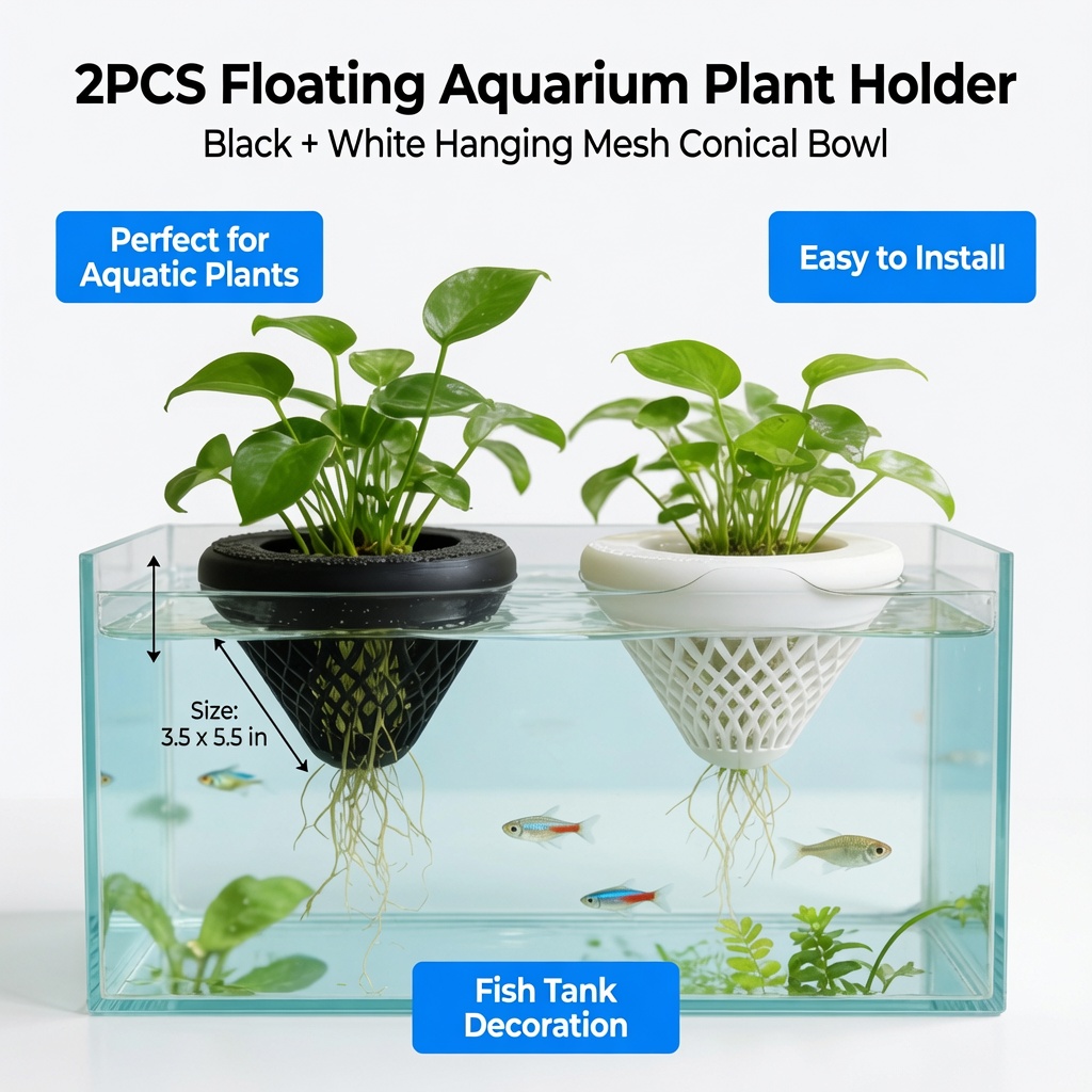 2PCS Floating Aquarium Plant H - đánh giá và giá Aquarium Plants Live
