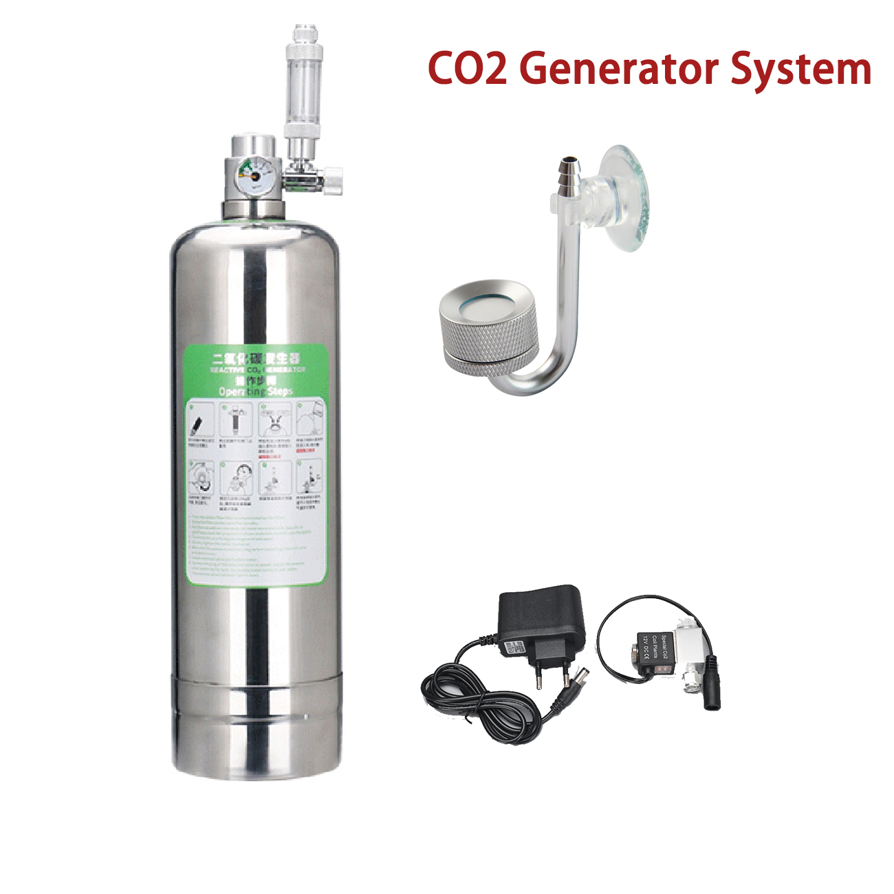 Aquarium CO2 Generator system  - đánh giá và giá Aquarium Liquid Carbon