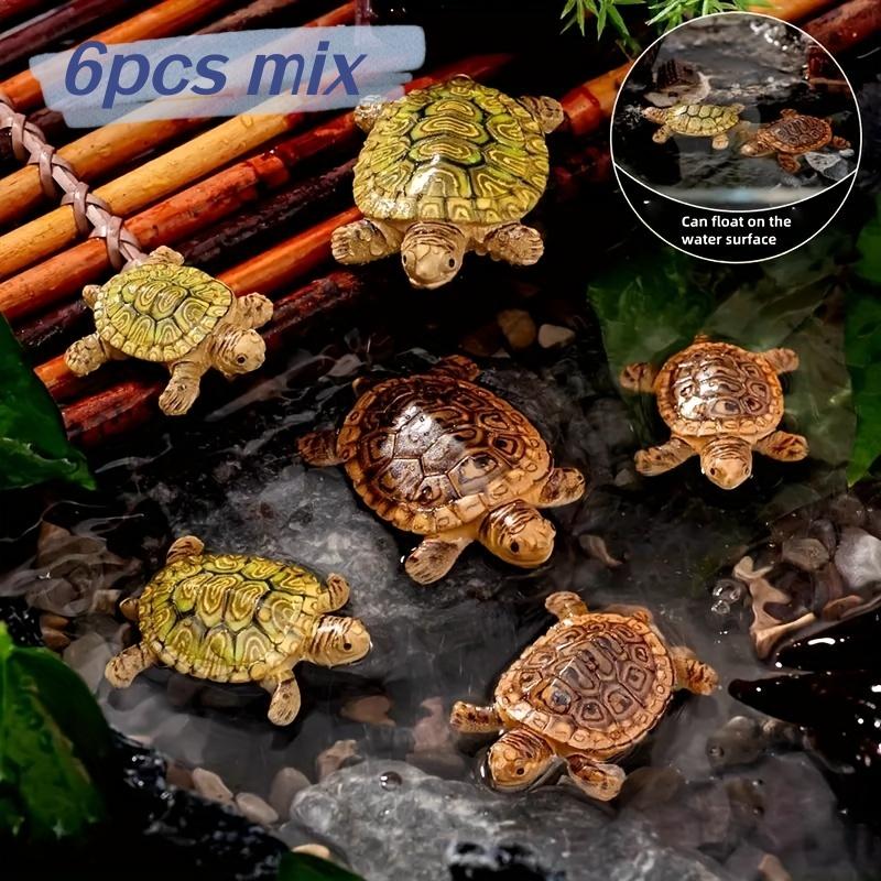 6 Mini Turtle Statues for Aqua - đánh giá và giá Aquarium Moss