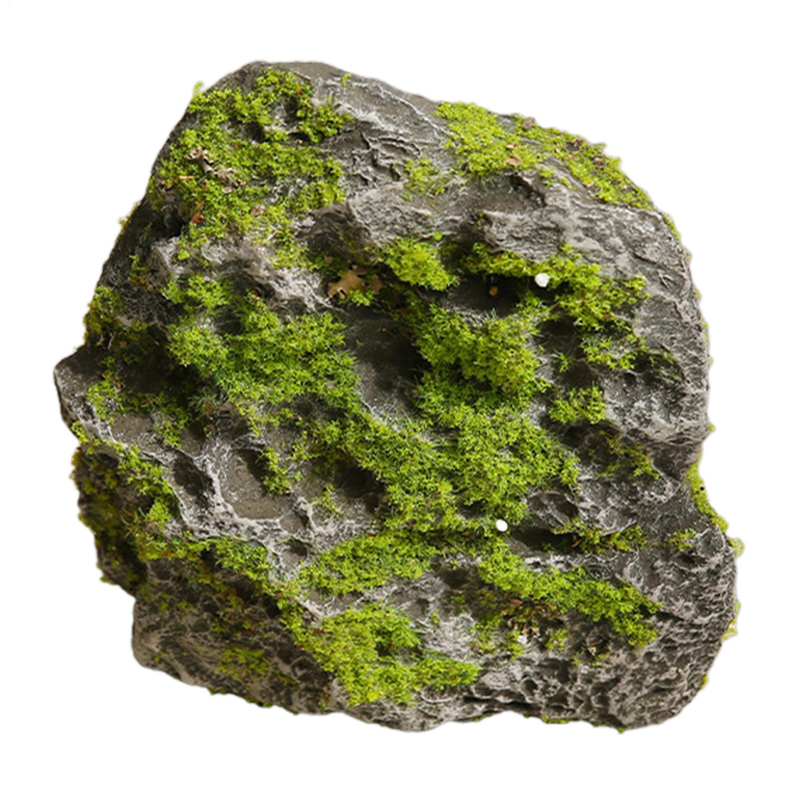 Faux Rock Realistic Moss Stone - đánh giá và giá Aquarium Moss