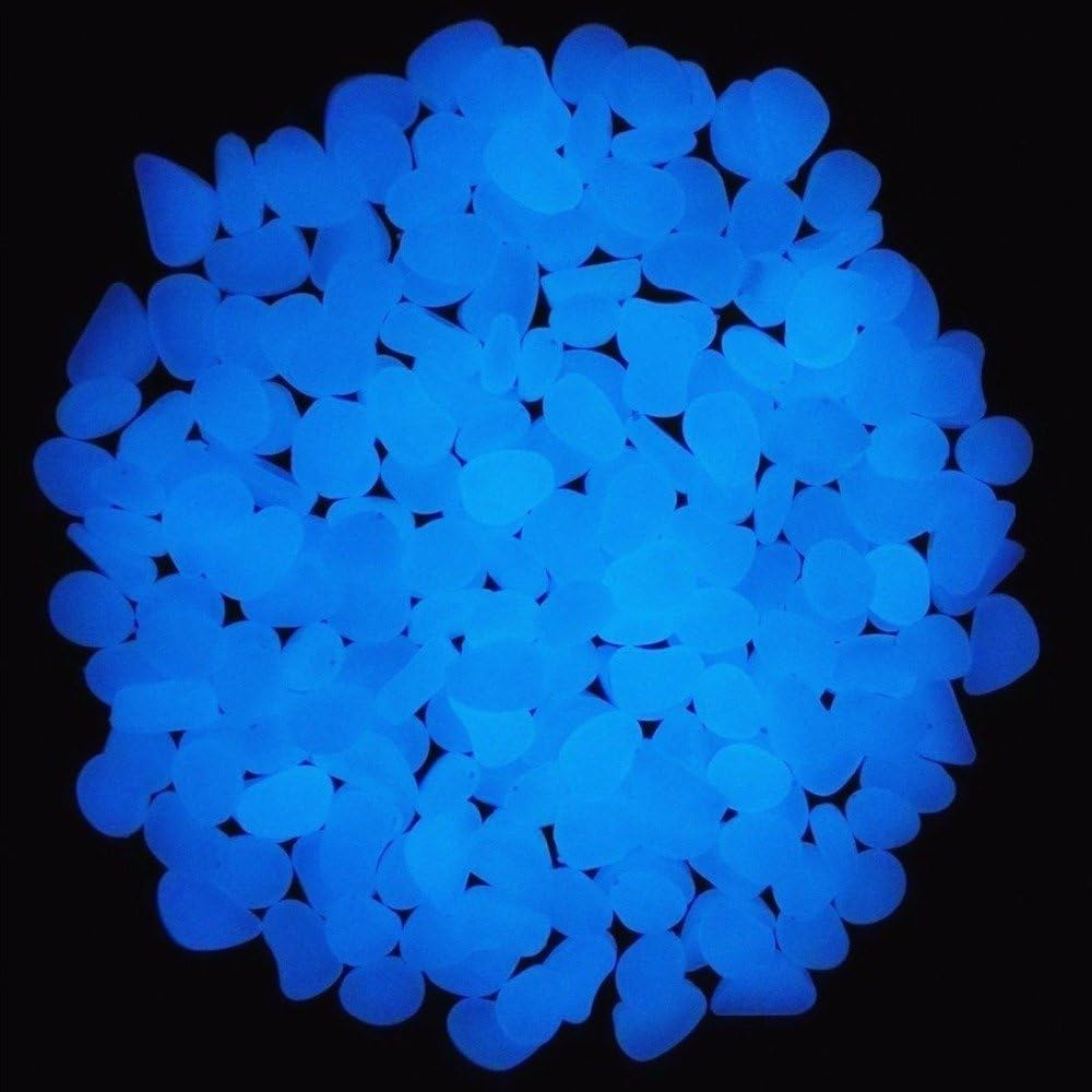 Fish Tank Rocks Glow Blue Pebb - đánh giá và giá Aquarium Moss