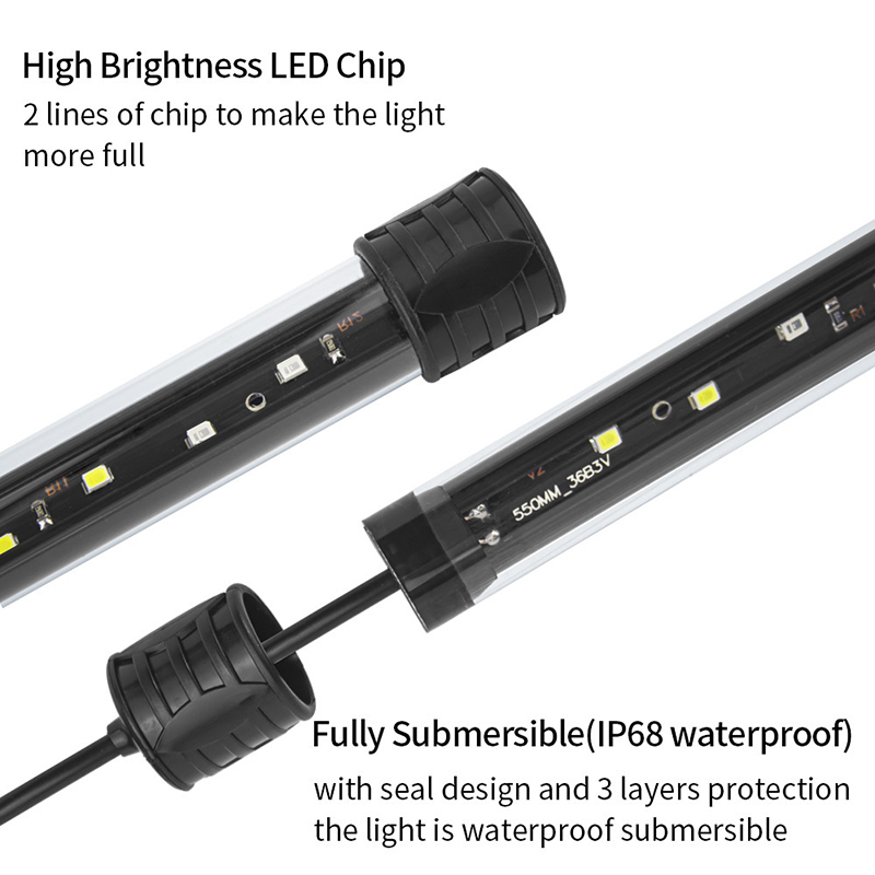 17-47CM USB Plug Aquarium Ligh - đánh giá và giá Aquarium Plant Light