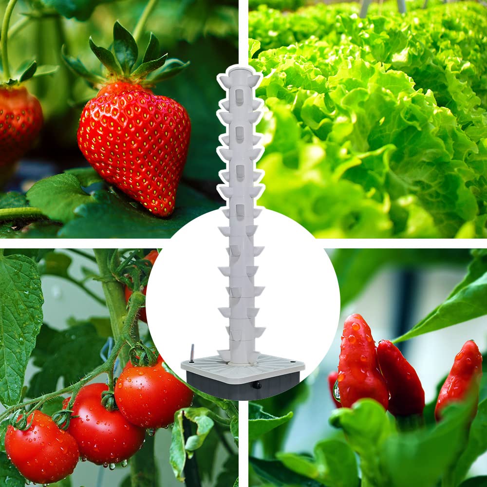 Vertical Hydroponic Grow Tower - đánh giá và giá Planted Tank