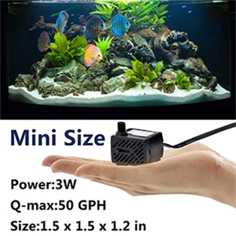 Mini Fish Tank Water Pump Easy - đánh giá và giá Planted Aquarium Cleaning