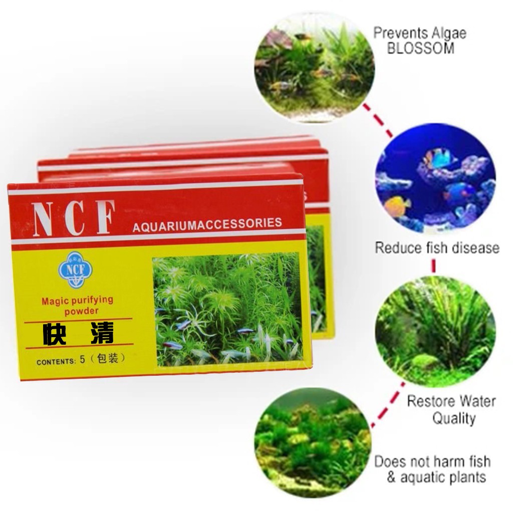 Aquarium Water Purifying Powde - đánh giá và giá Aquarium Moss