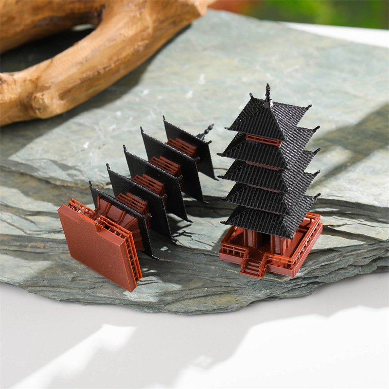 Mini Pagoda Statue Ancient Bui - đánh giá và giá Aquarium Moss