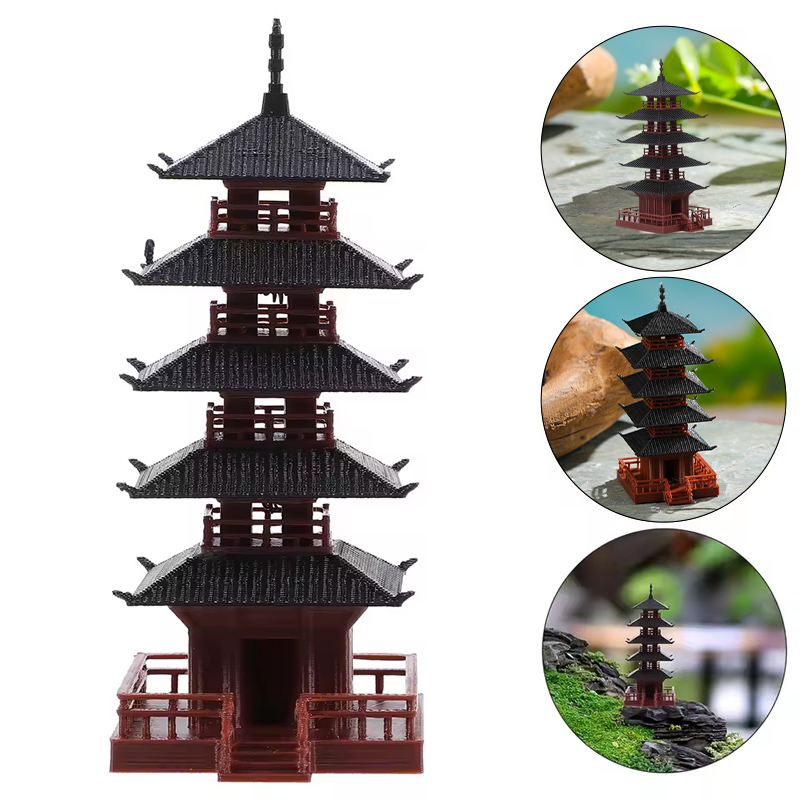 Mini Pagoda Statue Ancient Bui - đánh giá và giá Aquarium Moss