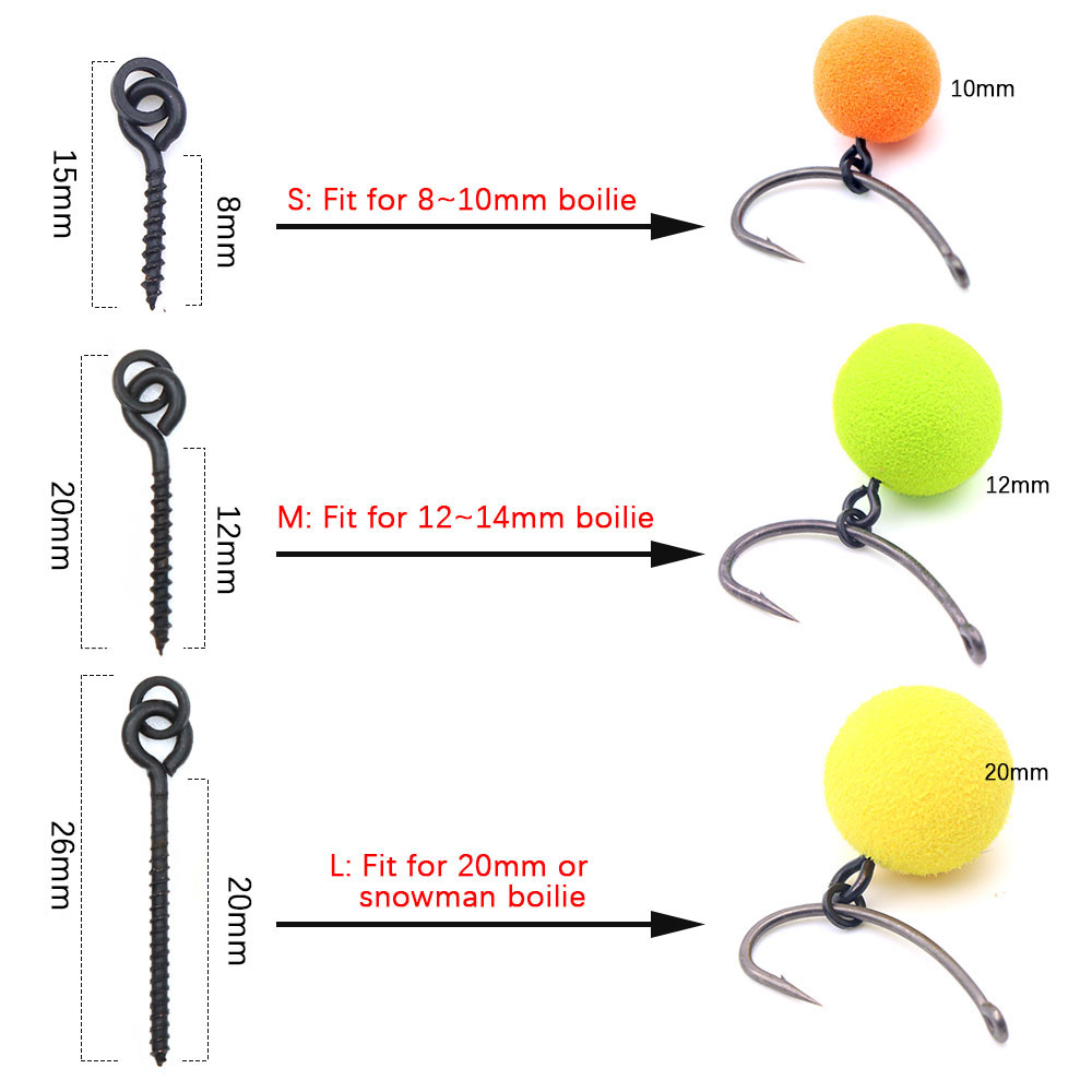 20pcs Carp Fishing Boilie Clip - đánh giá và giá Aquarium Fertilizer
