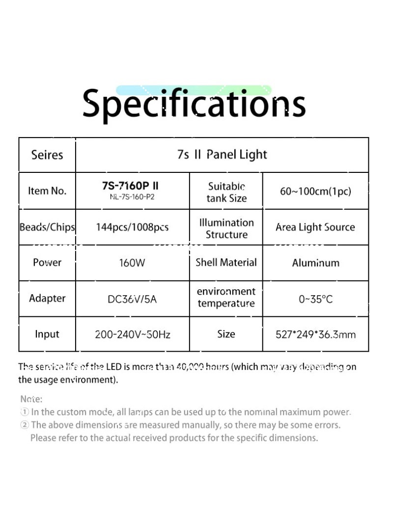 Aquarium LED Light 160W RGB Fu - đánh giá và giá Planted Tank